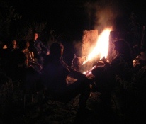 ...und abends am Lagerfeuer